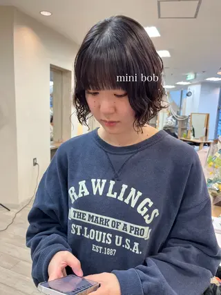 ショート パーマ 初めてのショート お任せください✂️のヘアスタイル