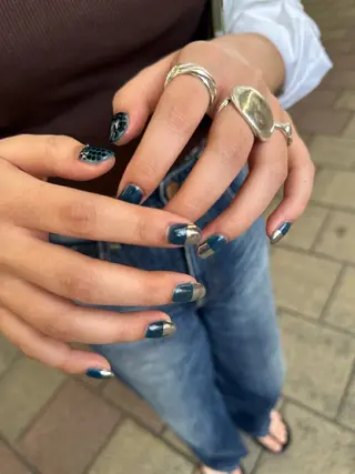 カラー nail salon  ∞ mikanal ∞所属・nailsalon ∞ ﾐｶﾅﾙ ∞のネイルデザイン