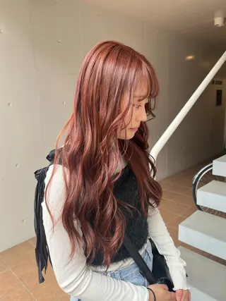 ロング 韓国風透明感カラー 💎YUI💎のヘアスタイル