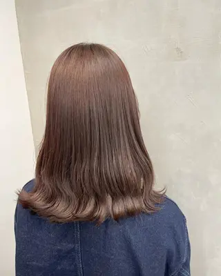 セミロング カラー 髪質改善🌱 高橋みなみのヘアスタイル