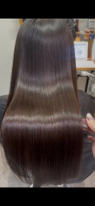 ロング パーマ 縮毛矯正/艶髪カラー /パーマ/ひふみ🌱のヘアスタイル