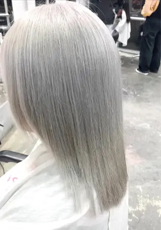 セミロング 🪞上品で可愛い韓国 ヘア🪞Rikutoのヘアスタイル