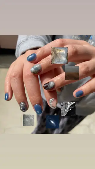 ネイル RooM tani /個性派ニュアンスのネイルデザイン