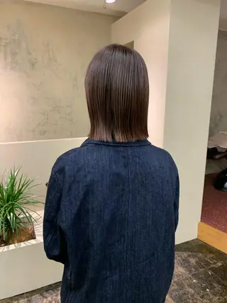 ミディアム yupi🐈‍⬛ レイヤー/パーマのヘアスタイル