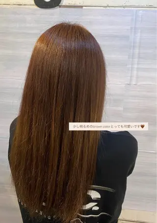 ロング カラー 松尾 渚のヘアスタイル