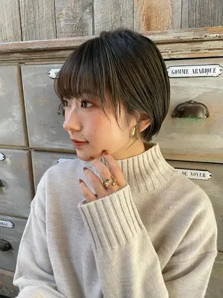 ショート 縮毛/ショート/ ボブ/レイヤー/小原のヘアスタイル