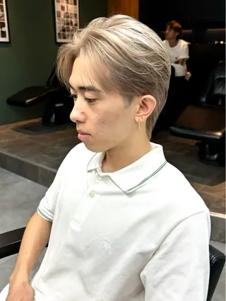 カラー メンズ シャドウパーマ/ 波巻パーマYu-Kiのヘアスタイル