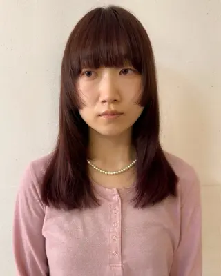 ミディアム honoka/bob /縮毛矯正/髪質改善のヘアスタイル