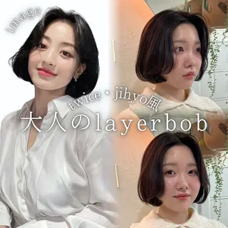 ショート HACHI美容室 韓国ヘア　AKARIのヘアスタイル