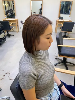 ミディアム 藤山 麗愛のヘアスタイル