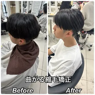 ショート 【縮毛矯正/レディー スカット】美涼🎀のヘアスタイル