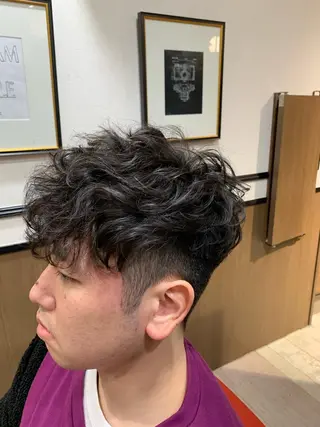 ショート パーマ メンズ mod's hair men所属・モッズヘアメン 我喜屋秀人のヘアスタイル