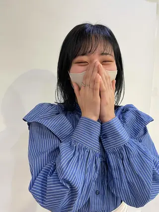 ショート カラー silo所属・silo MOKA 顔周りカット🦦のヘアスタイル