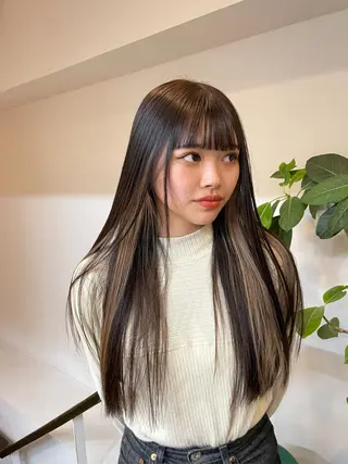 ロング ミルクティーベージュ 🩰🤎miharuのヘアスタイル