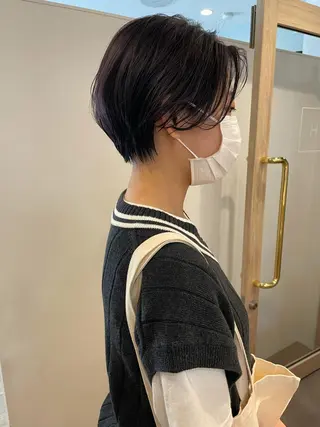 ショート 大迫 江梨のヘアスタイル