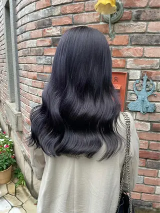 セミロング カラー 🇰🇷韓国ヘア TAKUMI🐯💎のヘアスタイル