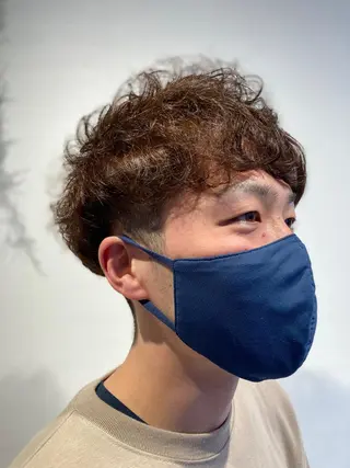 ショート パーマ メンズ メンズ特化💥荻窪 No.1柴田憲秀のヘアスタイル