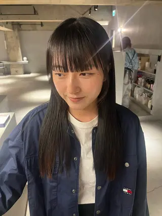 ロング 二村 海のヘアスタイル