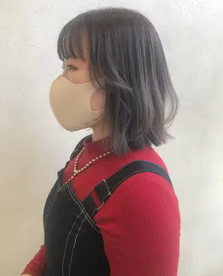 ミディアム カラー nakahara madokaのヘアスタイル