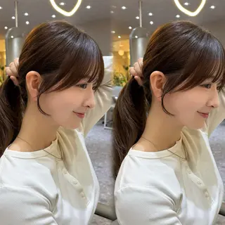 ミディアム カラー 🎀レイヤー×透明感 カラー🎀Ayanoのヘアスタイル