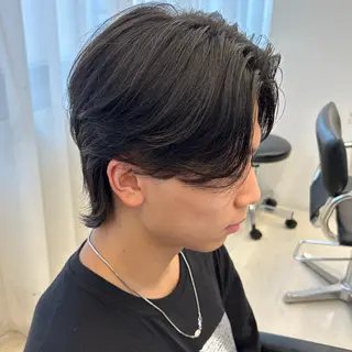 ミディアム メンズ CYAN by acoron .池袋所属・メンズパーマ職人 ユキハシのヘアスタイル