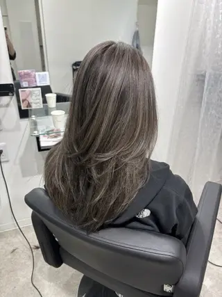 カラー AO所属・ボブ/ハイライト🦓 /harukaのヘアスタイル