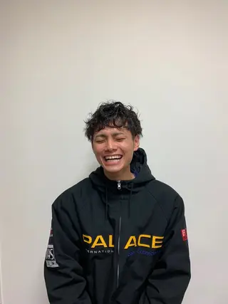 パーマ メンズ 星野 真壱のヘアスタイル