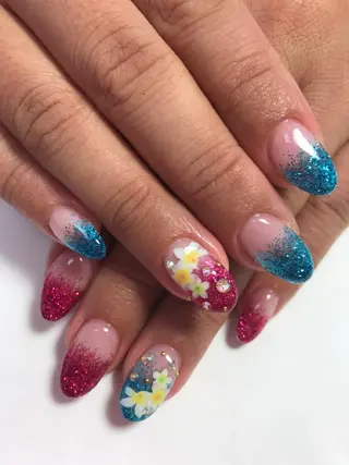 ネイル rukianail 新里のネイルデザイン