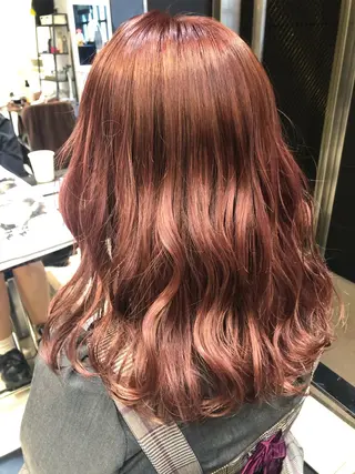 セミロング カラー 女性リピ90%🍨 🩷佐藤みずきのヘアスタイル