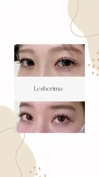 マツエク・マツパ Lesherima 【amiri】のマツエク・マツパデザイン