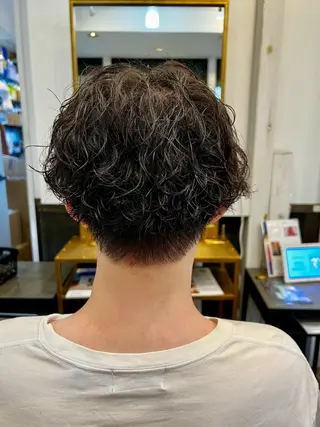 パーマ メンズ アグヘアーシータ所属・🤩メンズカット/ パーマ山本🤩のヘアスタイル