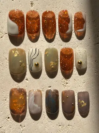 ネイル amo_nail 岡山市南区自宅ネイルのネイルデザイン