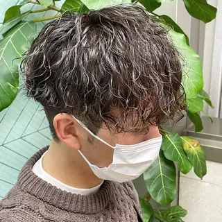 パーマ メンズ Le'a所属・渋谷/フェード/ 國分 翔のヘアスタイル