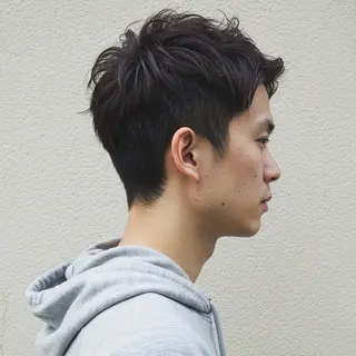ショート カラー パーマ メンズ 🎸メンズ/パーマ/ ショート🎸工藤達哉のヘアスタイル