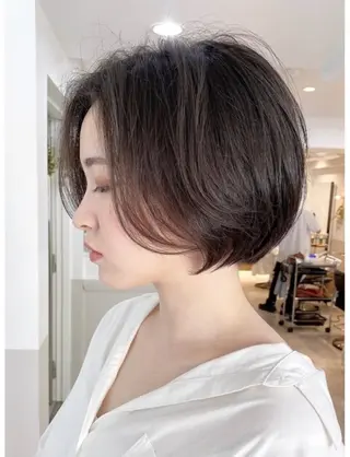 ショート あいこ/ハンサム ショート/銀座🌷のヘアスタイル