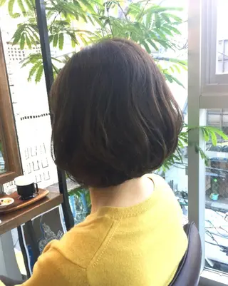 ミディアム 福地 礼奈のヘアスタイル