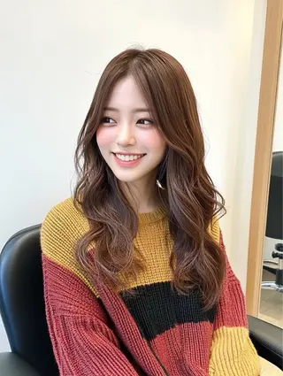 セミロング RYONA/大阪/ 韓国風レイヤー🎀のマツエク・マツパデザイン