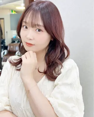 セミロング カラー cocoru所属・＊横浜駅＊ 金子 誠也のヘアスタイル