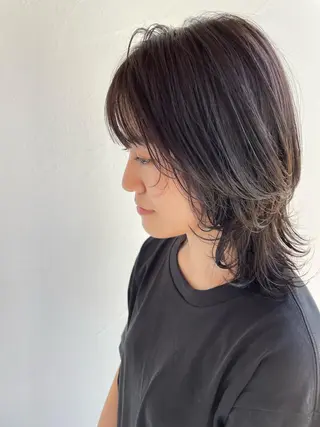 ミディアム Strawberry所属・原田 志保のヘアスタイル