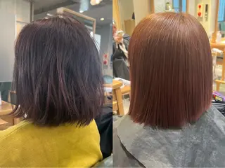 ミディアム オタク美容師🛍/ 酸性ストレート/艶髪のヘアスタイル