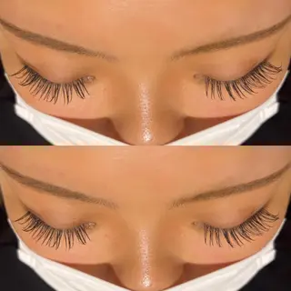 マツエク・マツパ 最高級人毛 100%エクステ茉央のヘアスタイル