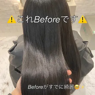 ロング ツバサ 髪質改善のヘアスタイル