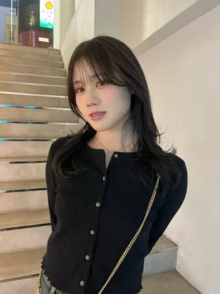ロング 大人っぽ透明感カラー 🦢MOMOHA🦢のヘアスタイル