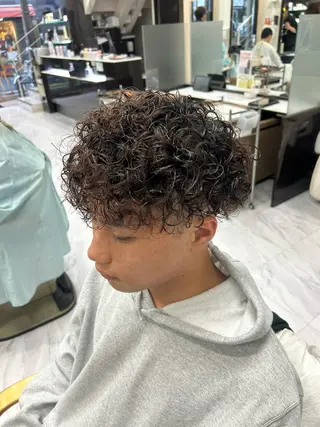 ショート パーマ メンズ メンズパーマ 💈後閑和真💈のヘアスタイル