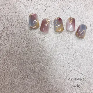 ショート カラー ネイル nailsalon noa所属・nailsalon noaのネイルデザイン