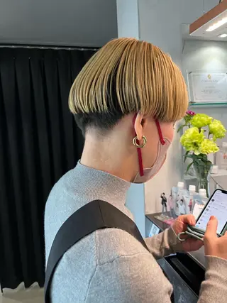 ショート heir studio Baretta所属・山本 銀次郎のヘアスタイル