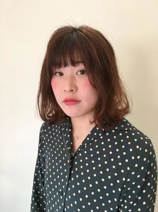 ミディアム カラー 美容しょうへいの店  西長岡所属・斎藤 舞香のマツエク・マツパデザイン