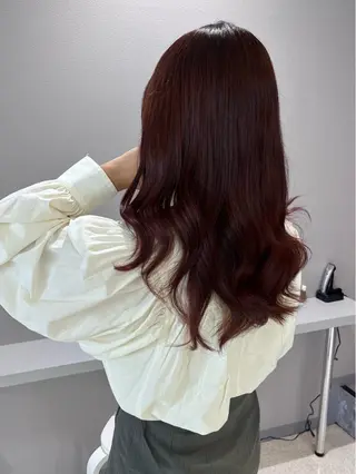 ロング カラー KANA🎀韓国 🇰🇷ハイライトのヘアスタイル