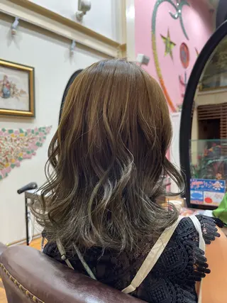 セミロング 中村 賢介のヘアスタイル