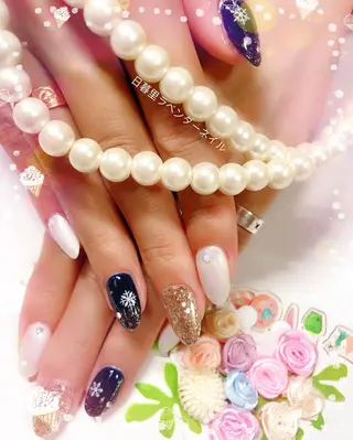 ネイル ラベンダー💖日暮里 ルル💖ネイルのネイルデザイン